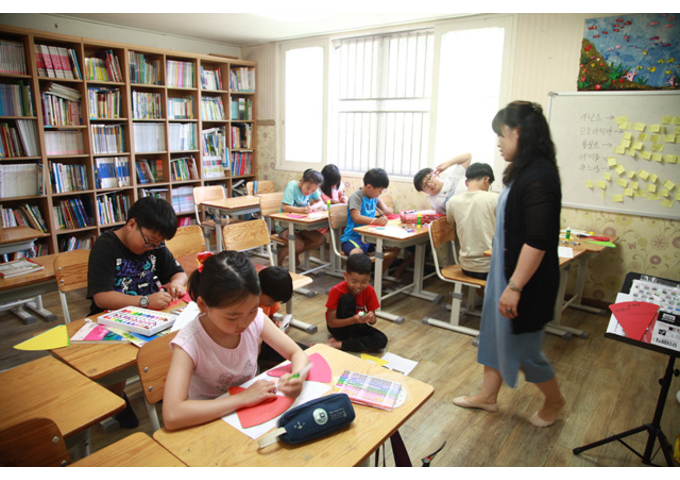 삼삼오오하하센터 평생학습 학생들 아동센터서 ‘일일교사’