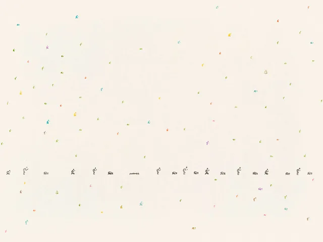 기쁨의 길 2024 한지에먹,아크릴 90x120cm