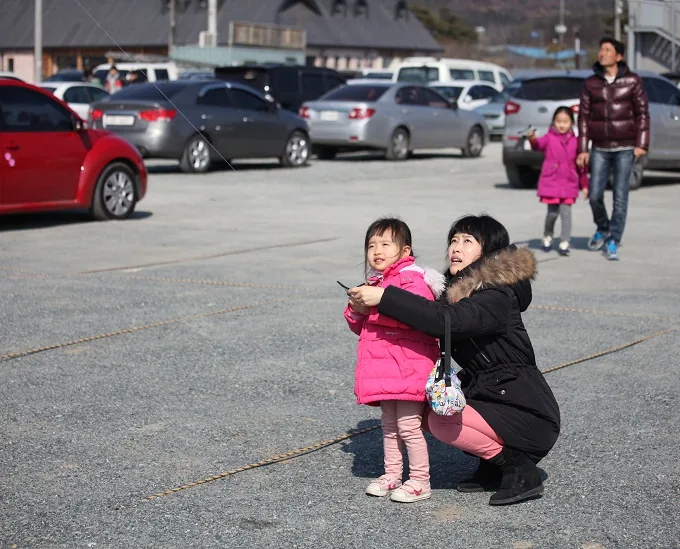 [포토뉴스] 연날리며 새해 안녕 빌어