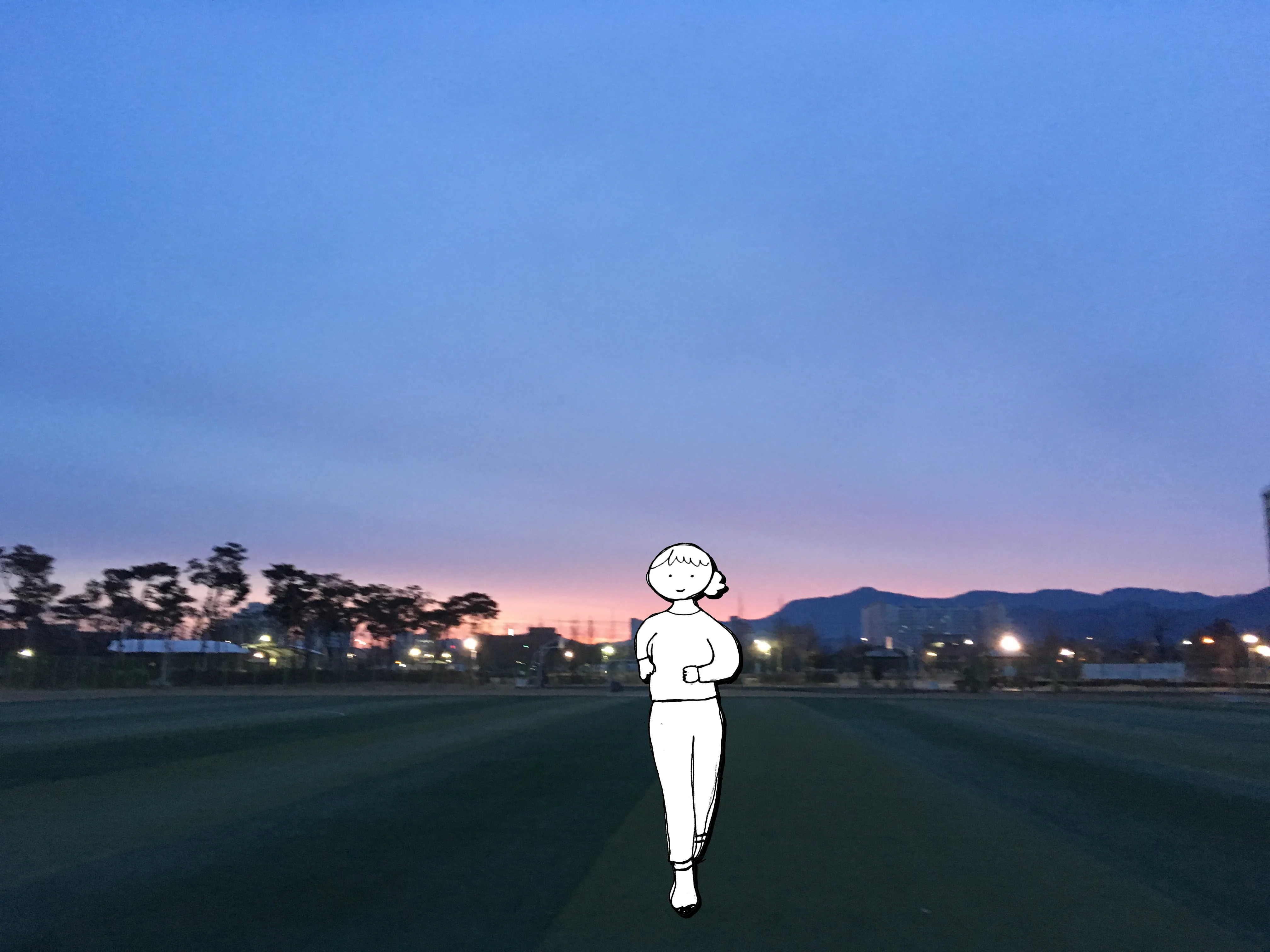 이보현 그림 runner