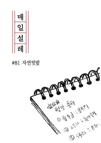 [매일설레] 81. 자연텃밭
