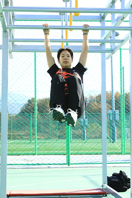 장애물경기 훈련 중인 김예나 선수