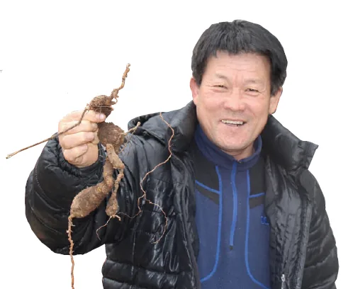 “욕심내지 않고 조금만 가져가겠다고 산신령께 약속하죠”