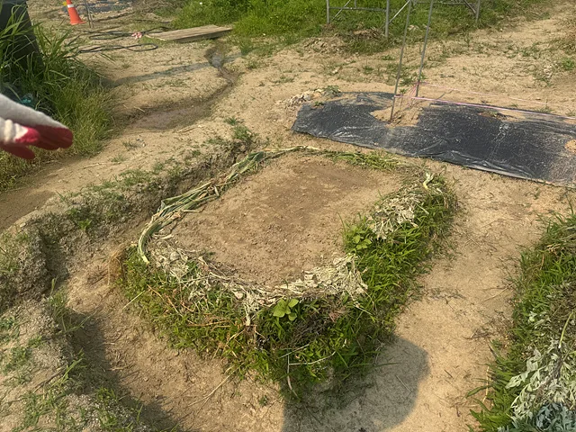 민근씨가 정리해둔 텃밭