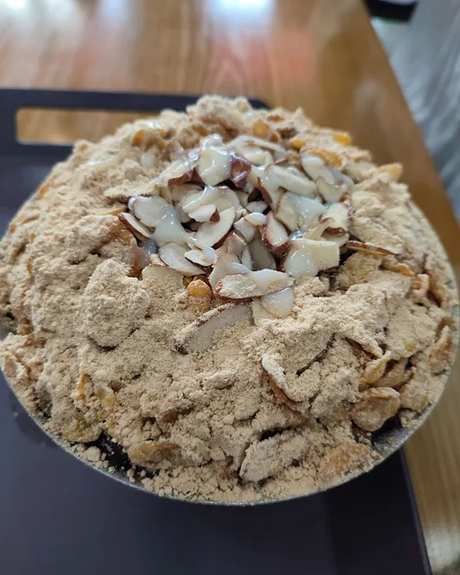 봉동커피 생강팥빙수