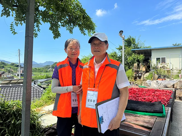 시니어주민생활조사활동 성유봉, 정경자